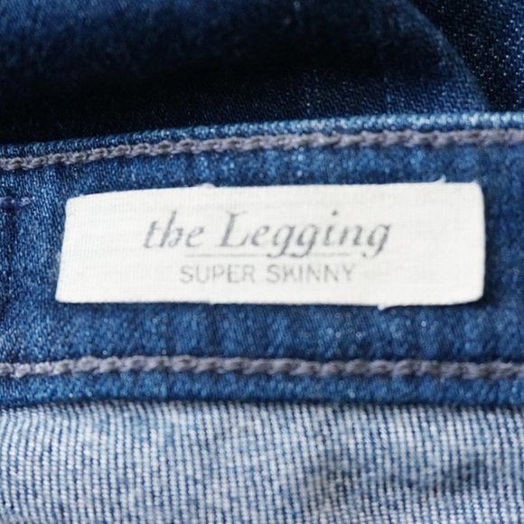 AG Adriano Goldschmied Dark Wash The Legging Super Skinny Jeans Size 28R - Picture 5 of 5